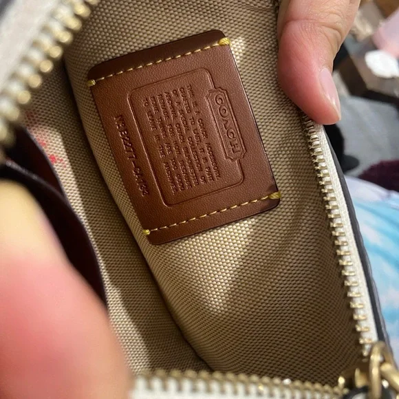 Coach Cherry Pattern Shoulder Bag - Red and Cream - Picture 3 of 7